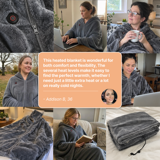 Wearable Heated Blanket